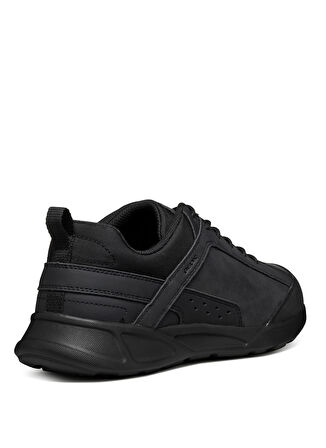Geox Siyah Erkek Sneaker U SANZIO C - NBK SYNT.LEA