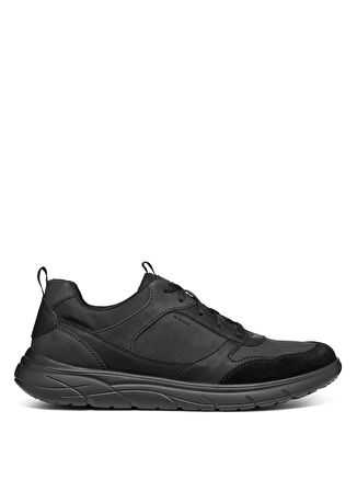 Geox Siyah Erkek Sneaker U PORTELLO A - SYN.LEA+NBK SYN