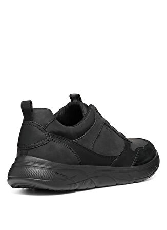 Geox Siyah Erkek Sneaker U PORTELLO A - SYN.LEA+NBK SYN