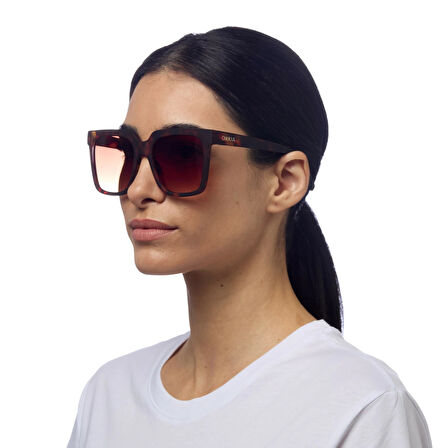 Okkia Roma Unisex Klasik Havana Güneş Gözlüğü Kahverengi Degrade
