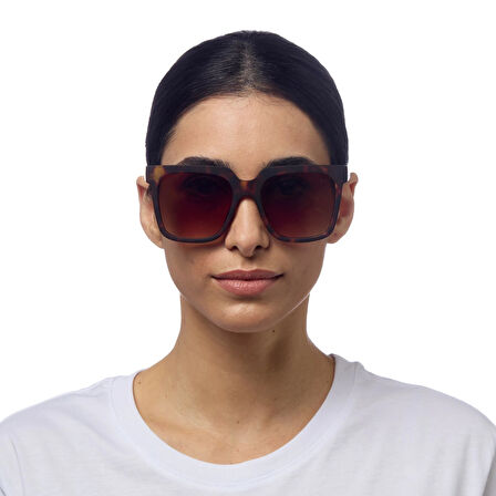 Okkia Roma Unisex Klasik Havana Güneş Gözlüğü Kahverengi Degrade