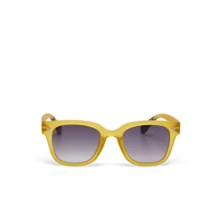 Okkia Giovanni Siyah Lens Unisex Güneş Gözlüğü Sarı