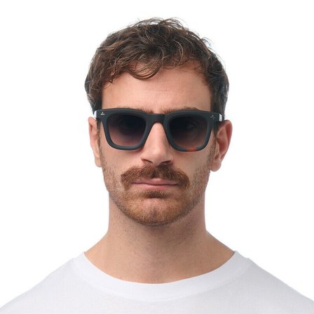 Okkia Firenze Unisex Güneş Gözlüğü Siyah Havana / Lens: Yeşil Gradyan