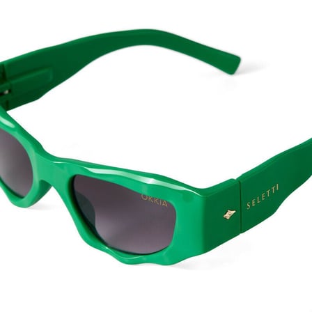 Seletti X Okkia Colorada  Siyah Lens Güneş Gözlüğü