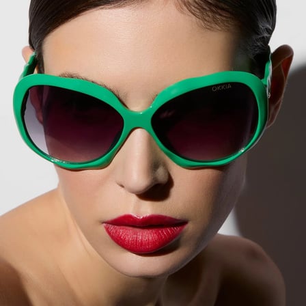  Seletti x Okkia California  Siyah Lens Güneş Gözlüğü