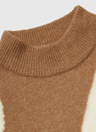 Benetton Bisiklet Yaka Normal Çok Renkli Kadın Kazak 11CZE10ER