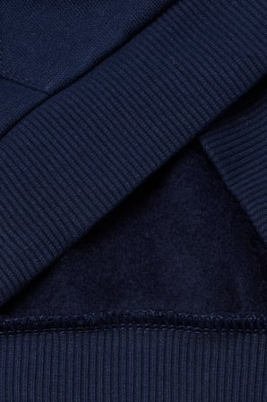 Lacivert Erkek EK_Önü Logo Baskılı Fermuarlı Regular Fit Kapüşonlu Sweatshirt Model Kodu: 3EB5G5043252