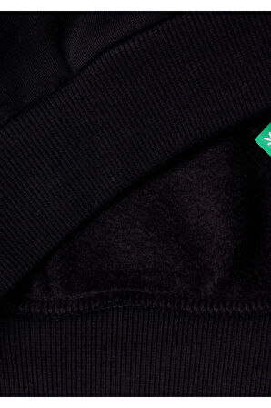 United Colors Of Benetton Erkek Siyah Sweatshırt (Model Kodu: 124A3J73C10Ld )