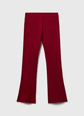 Benetton Bordo Kız Çocuk Tayt 3DKECF037