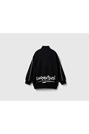 United Colors Of Benetton Erkek Siyah Sweatshırt (Model Kodu: 224A330Sc503Z )