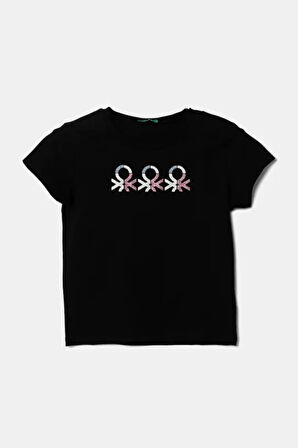 Benetton Kız Çocuk Tişört