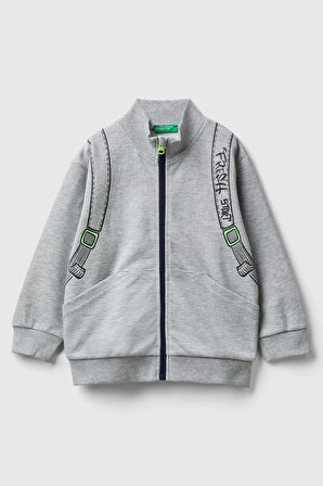 United Colors Of Benetton Erkek Kırmızı Sweatshırt (Model Kodu: 224A330Sg5038 )