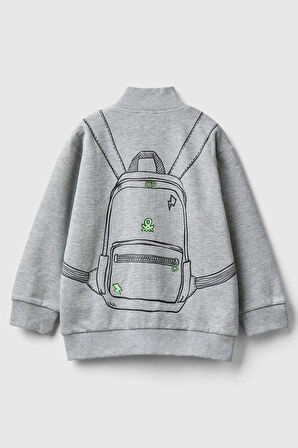 United Colors Of Benetton Erkek Kırmızı Sweatshırt (Model Kodu: 224A330Sg5038 )