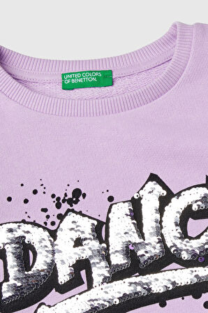 Kız Çocuk Sweatshirt - Lila | 11-12