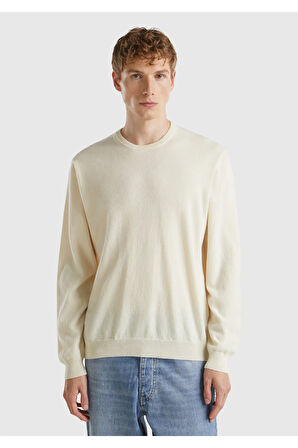 United Colors Of Benetton Erkek Krem Kazak (Model Kodu: 124A1002U1G34 )