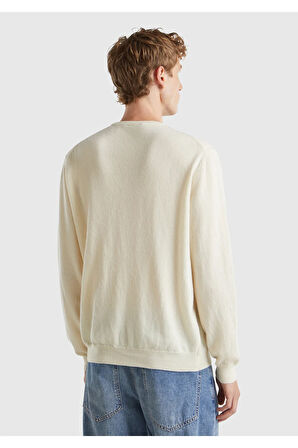 United Colors Of Benetton Erkek Krem Kazak (Model Kodu: 124A1002U1G34 )