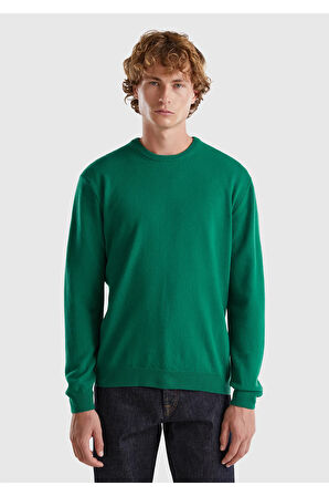 United Colors Of Benetton Erkek Yeşil Kazak (Model Kodu: 124A1002U1G34 )