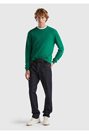 United Colors Of Benetton Erkek Yeşil Kazak (Model Kodu: 124A1002U1G34 )