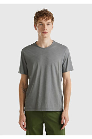 United Colors Of Benetton Erkek Antrasit Tişört (Model Kodu: 3Je1J19A5 )