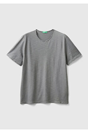 United Colors Of Benetton Erkek Antrasit Tişört (Model Kodu: 3Je1J19A5 )