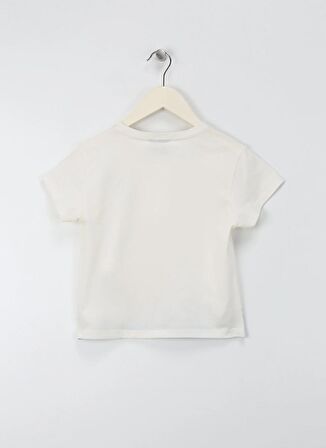 Benetton Krem Kız Çocuk T-Shirt 3096G10EZ