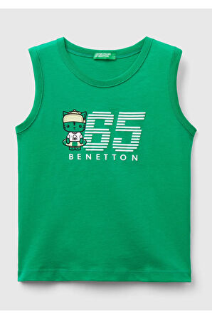 United Colors Of Benetton Erkek Gri Tişört (Model Kodu: 224A3I1Xg10Fc )