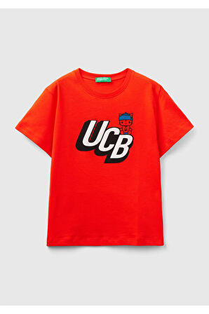 United Colors Of Benetton Erkek Beyaz Tişört (Model Kodu: 224A3I1Xg10Fc )