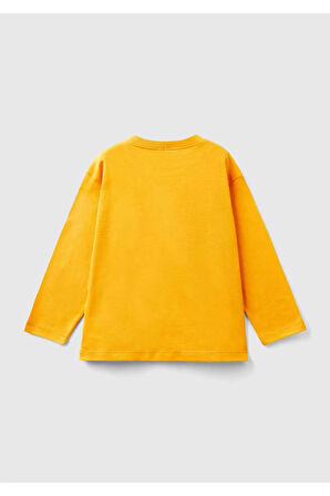 United Colors Of Benetton Erkek Haki Tişört (Model Kodu: 224A3I1Xc10Jn )