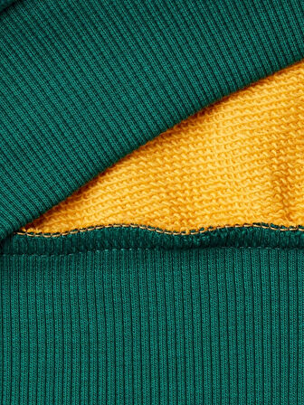 Benetton Erkek Çocuk Logo Baskılı Fermuarlı Sweatshirt 1-6 Yaş Sarı