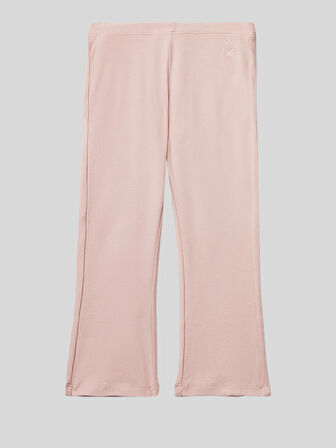 Benetton Kız Çocuk İspanyol Paça Tayt 1-6 Yaş Pembe
