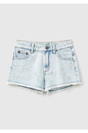 United Colors of Benetton Kız Çocuk Haki Şort Model Kodu: 224P4UTPC902Y