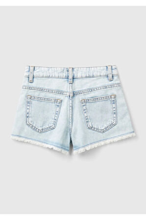 United Colors of Benetton Kız Çocuk Haki Şort Model Kodu: 224P4UTPC902Y