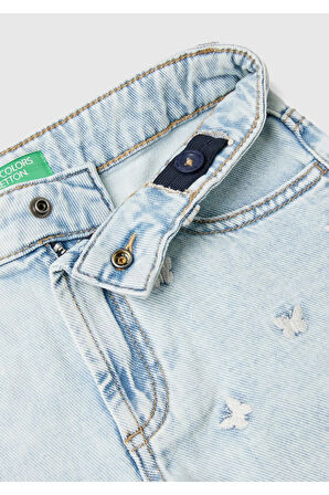 United Colors of Benetton Kız Çocuk Haki Şort Model Kodu: 224P4UTPC902Y