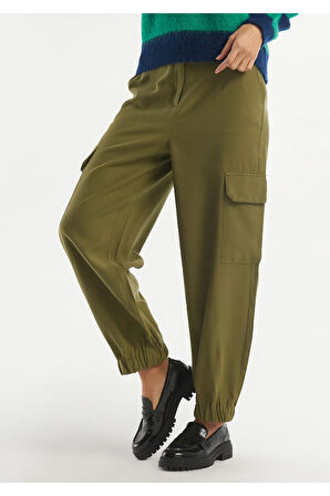 United Colors Of Benetton Kadın / Kız Haki Pantolon (Model Kodu: 123A4Wwjdf06I )