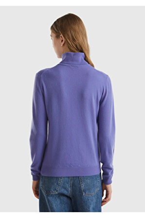 United Colors Of Benetton Kadın / Kız Mor Kazak (Model Kodu: 124A1002D2348 )