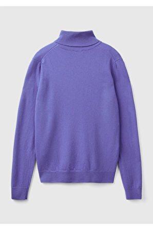 United Colors Of Benetton Kadın / Kız Mor Kazak (Model Kodu: 124A1002D2348 )