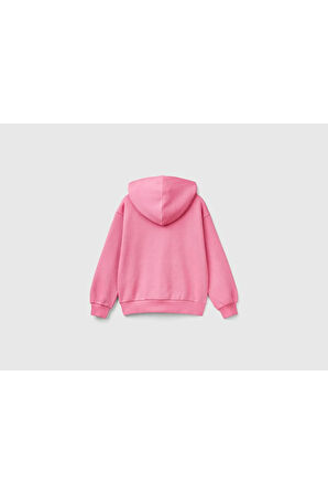 United Colors Of Benetton Kadın / Kız Pembe Sweatshırt (Model Kodu: 39M2C504F )