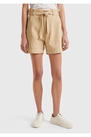 United Colors of Benetton Kadın Bej Şort Model Kodu: 124P4DUKD9019