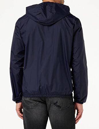 Erkek Kapüşonlu Yağmurluk - Lacivert  | XL