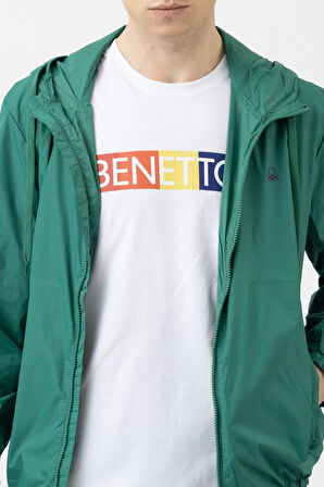 Erkek Kapüşonlu Yağmurluk - Yeşil  | XXL