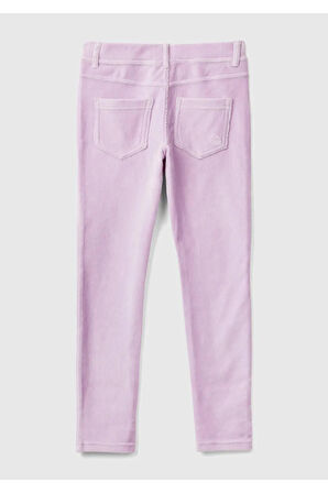 United Colors Of Benetton Kadın / Kız Lila Pantolon (Model Kodu: 124A4Dzbce00R )