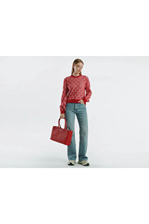 United Colors Of Benetton Kadın / Kız Pembe Kazak (Model Kodu: 124A1435E10Bo )