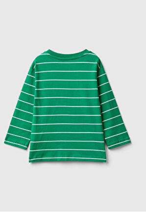 United Colors Of Benetton Erkek Beyaz Tişört (Model Kodu: 224A3I1Xg10Fc )