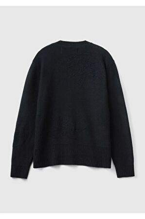 United Colors of Benetton Kadın Siyah Kazak Model Kodu: 124P1235D109W