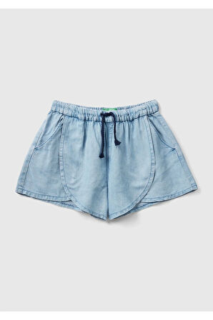 United Colors of Benetton Kız Çocuk Haki Şort Model Kodu: 224P4FFKC902Z