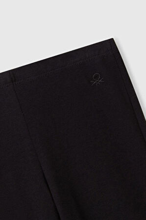 United Colors of Benetton Kız Çocuk 3DKECF037-25K İspanyol Tayt Siyah