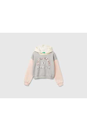 United Colors Of Benetton Kadın / Kız Lila Sweatshırt (Model Kodu: 39M2C203W )