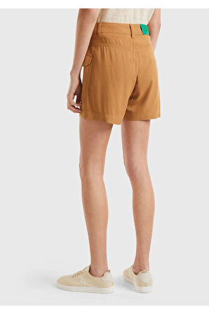 United Colors Of Benetton Kadın / Kız Kahverengi Şort (Model Kodu: 124P41T0D901K )