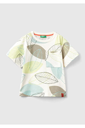 Unıted Colors Of Benetton Erkek Bebek Tshirt 380UG10EK