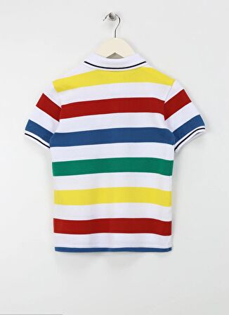 Benetton Çok Renkli Erkek Polo T-Shirt 3EJDC301B